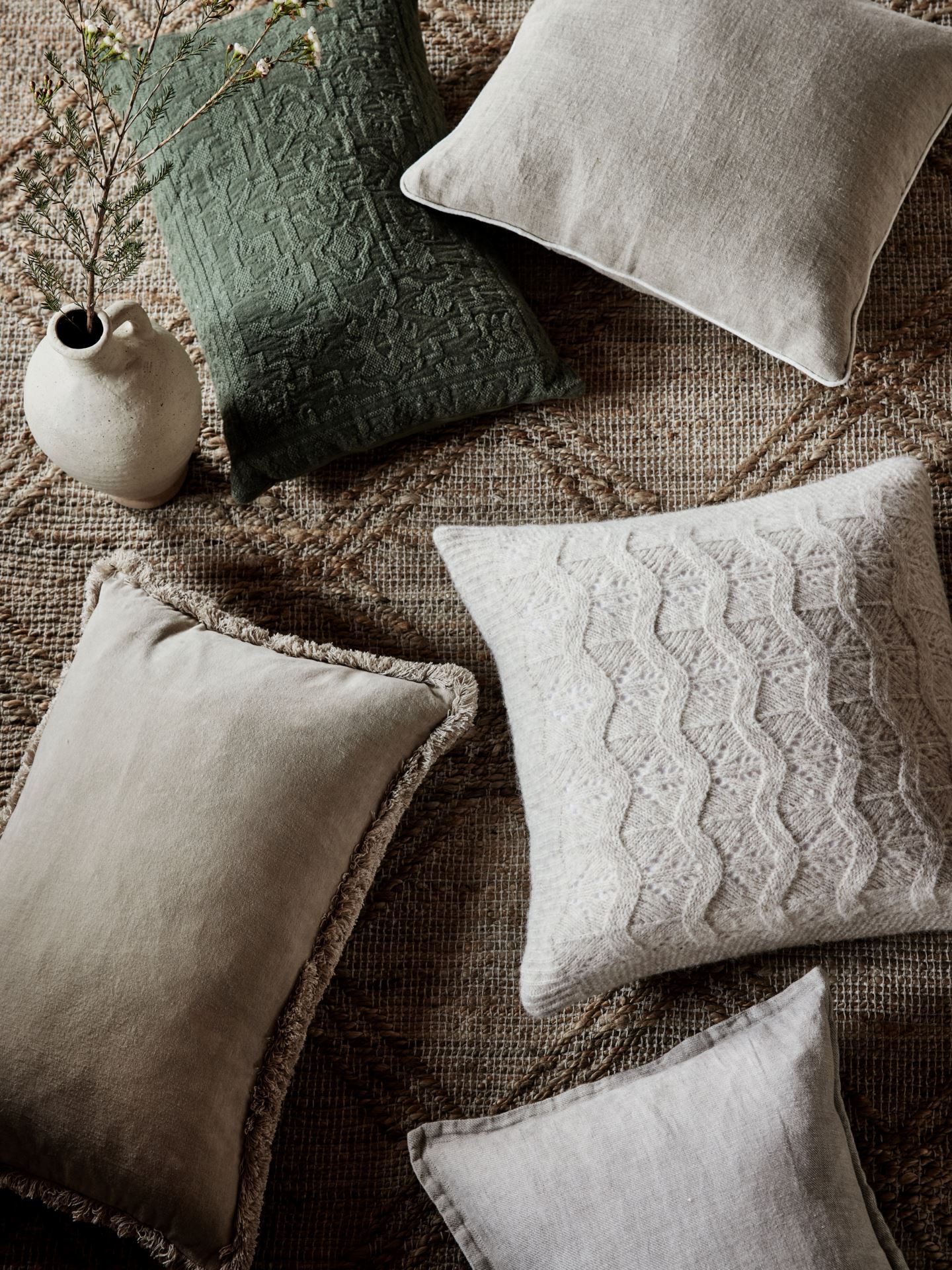 Kuddfodral beige - 2