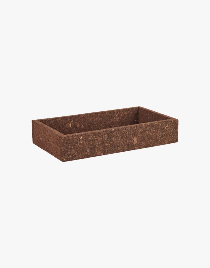 Kim cork bricka brun  - 27x15x5 cm brun - 1