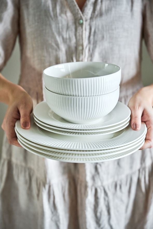 Frukosttallrik vit - 2