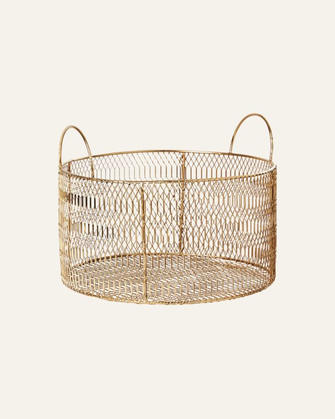 Korg guld - 25x25x19 cm guld - 1