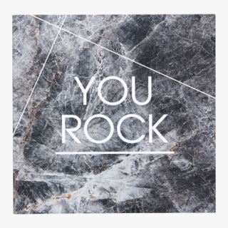 CS You rock marmor KK-158 12x12cm, Grey grå
