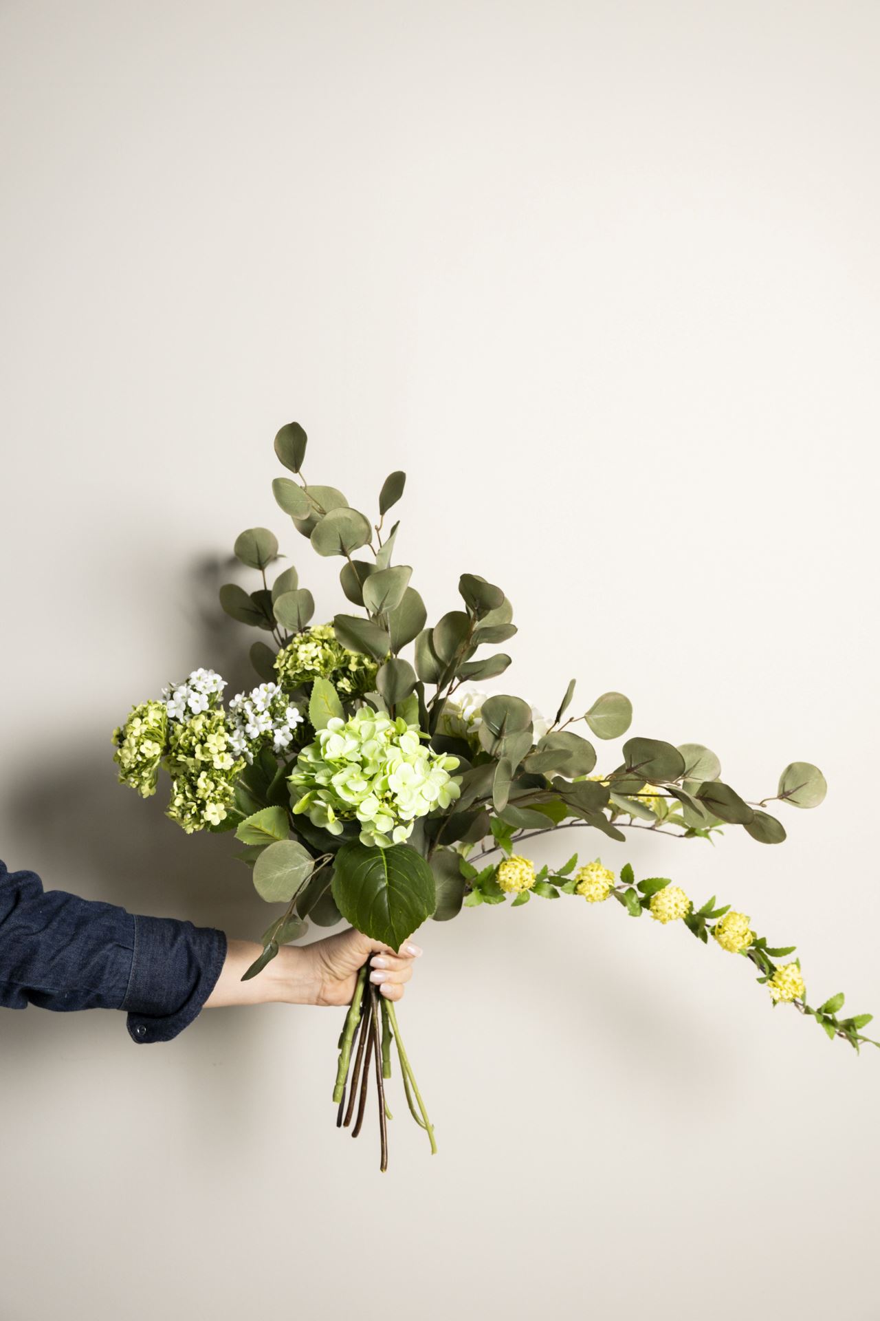 Konstgjord blomma vit - 4