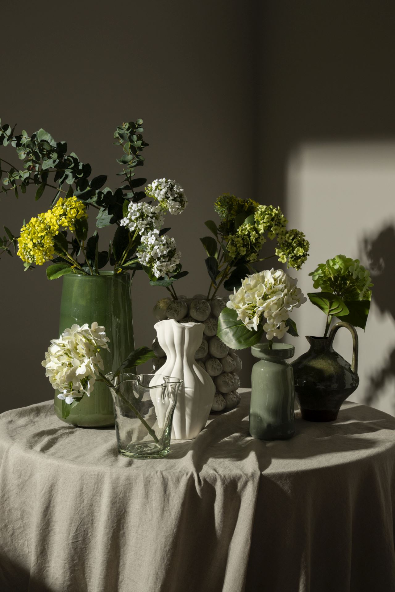 Konstgjord blomma vit - 4