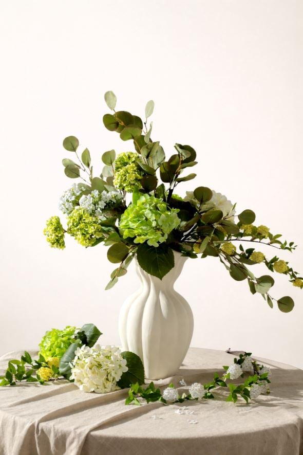 Konstgjord blomma grön - 4