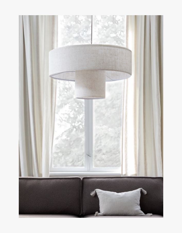 Lampskärm vit - 21,5 cm ø38 vit - 1