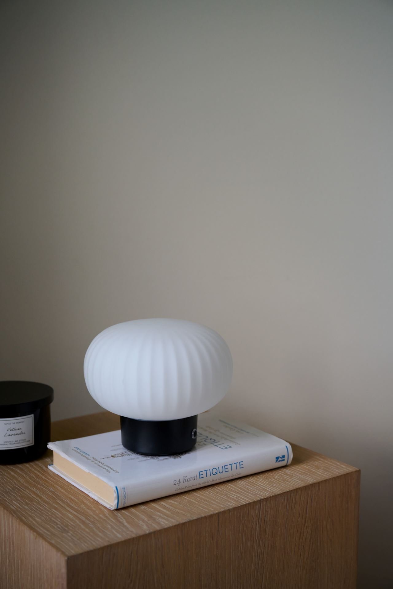 Batteridriven lampa svart - 2