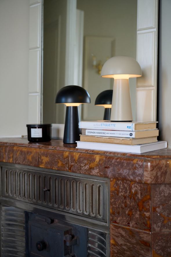 Batteridriven lampa beige - 3