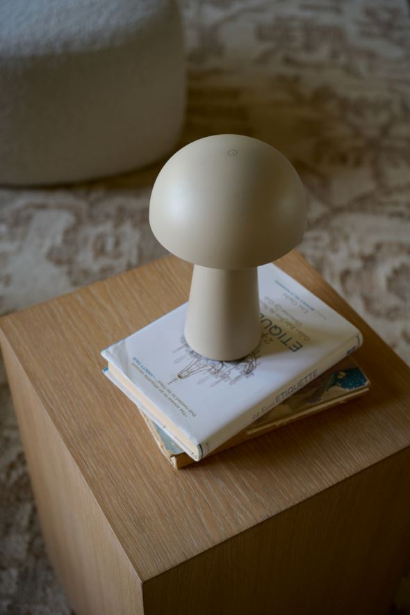 Batteridriven lampa beige - 2