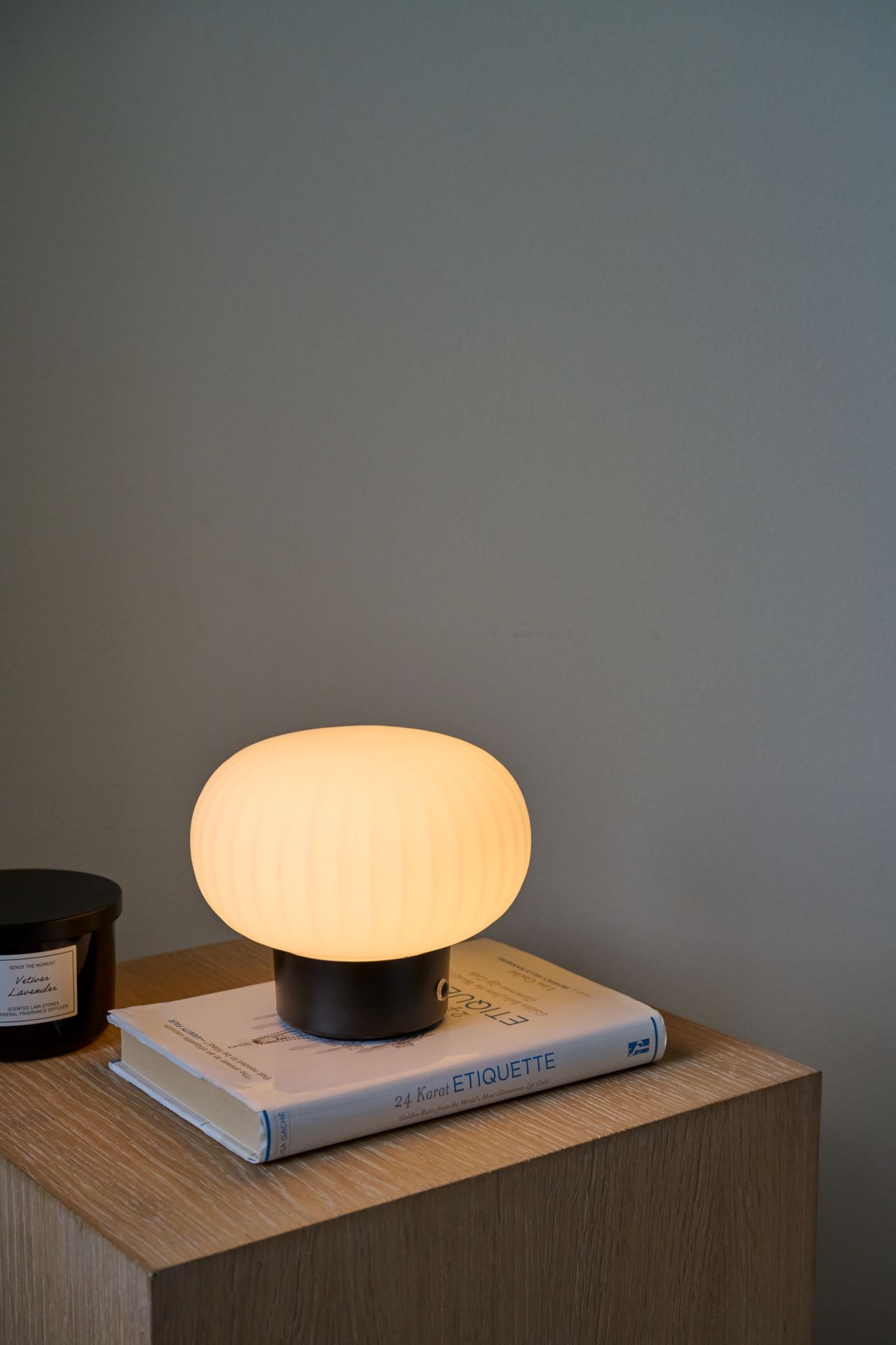 Batteridriven lampa svart - 3