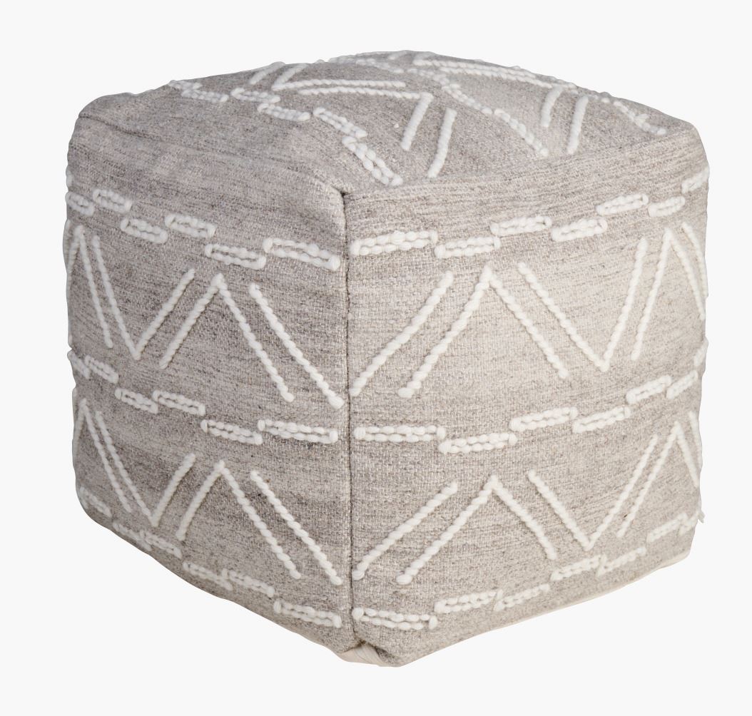 Puff ljusbeige - 40x40x40 cm ljusbeige - 1