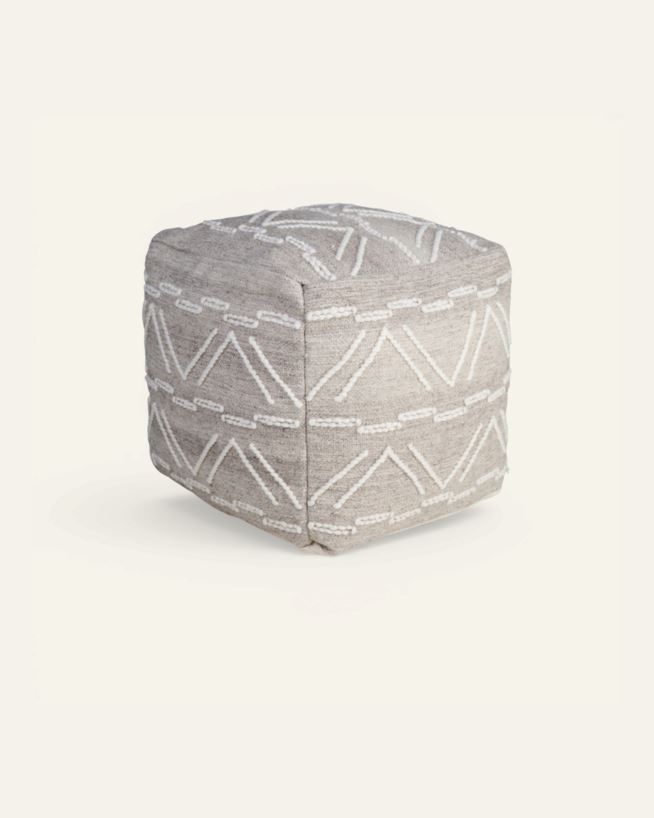 Puff ljusbeige - 40x40x40 cm ljusbeige - 1