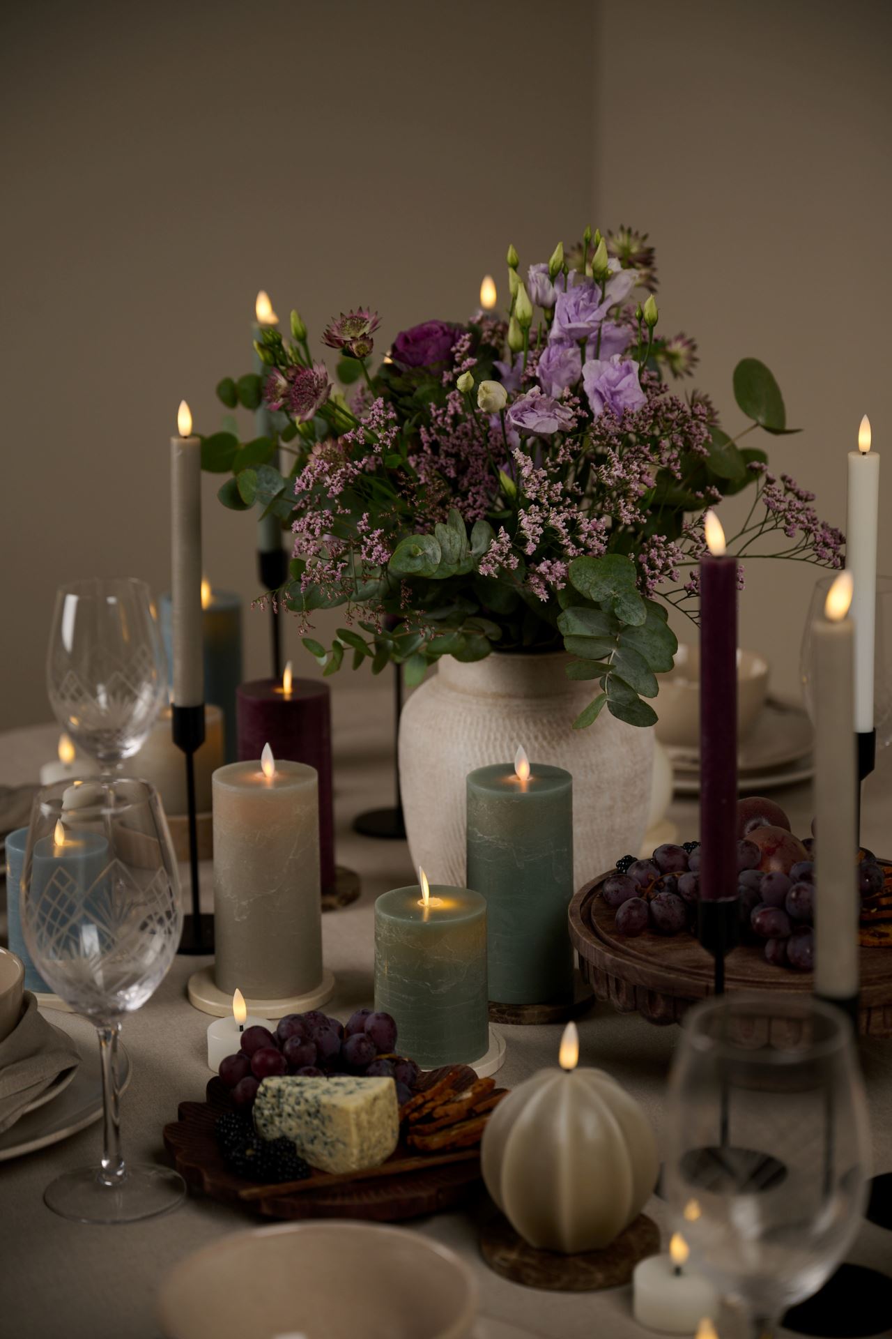 Led kronljus ljusblå - 6