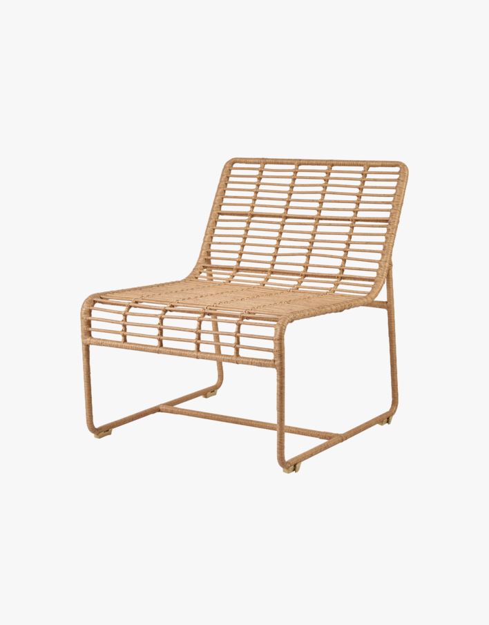 Loungestol natur - 58x65x74 cm natur - 1