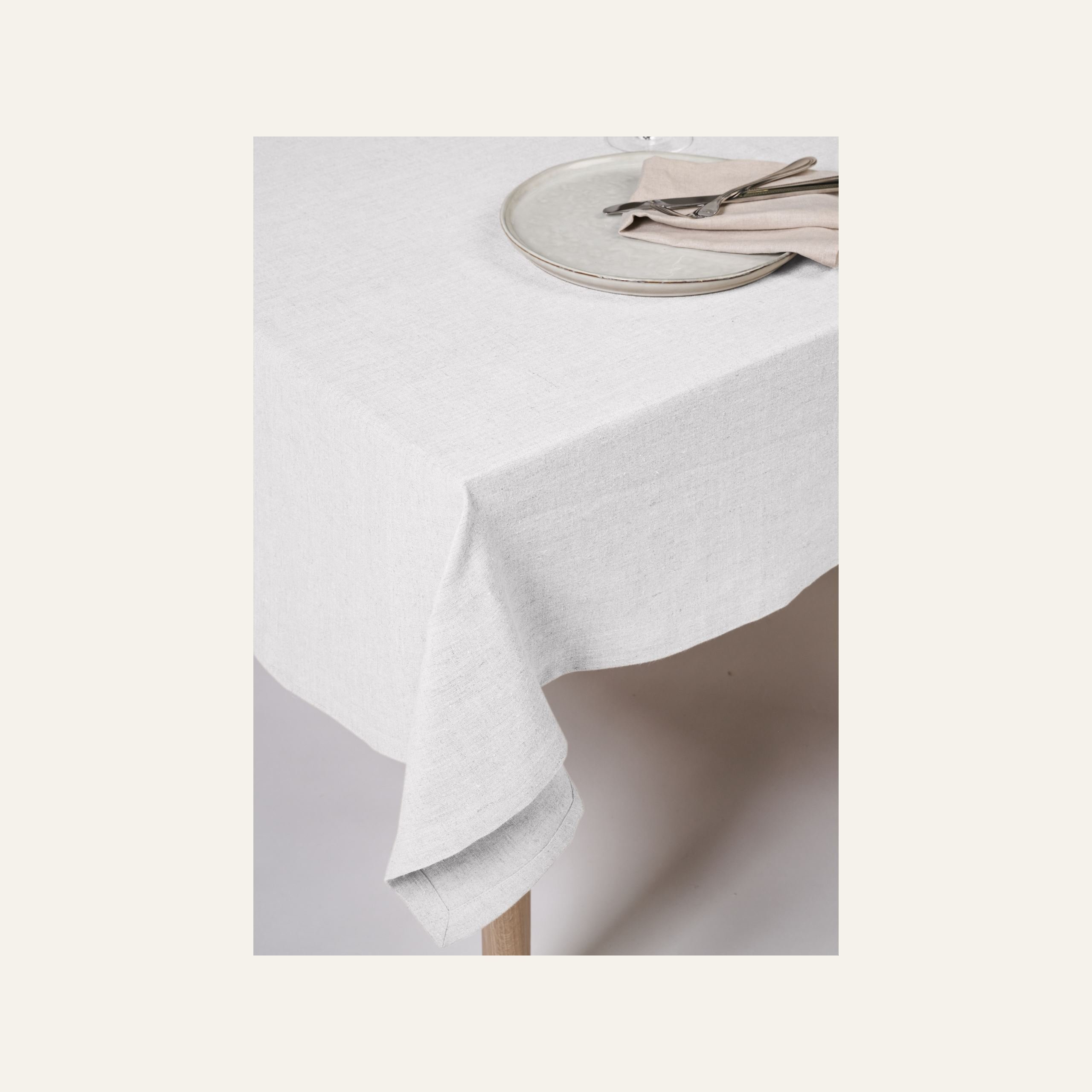 Linneduk vit - 3