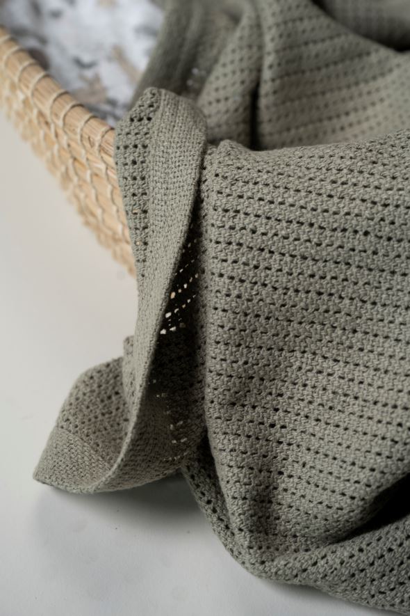 Babypläd lindblomsgrön - 3