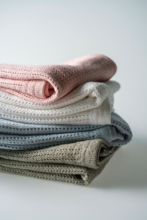 Babypläd lindblomsgrön - 4