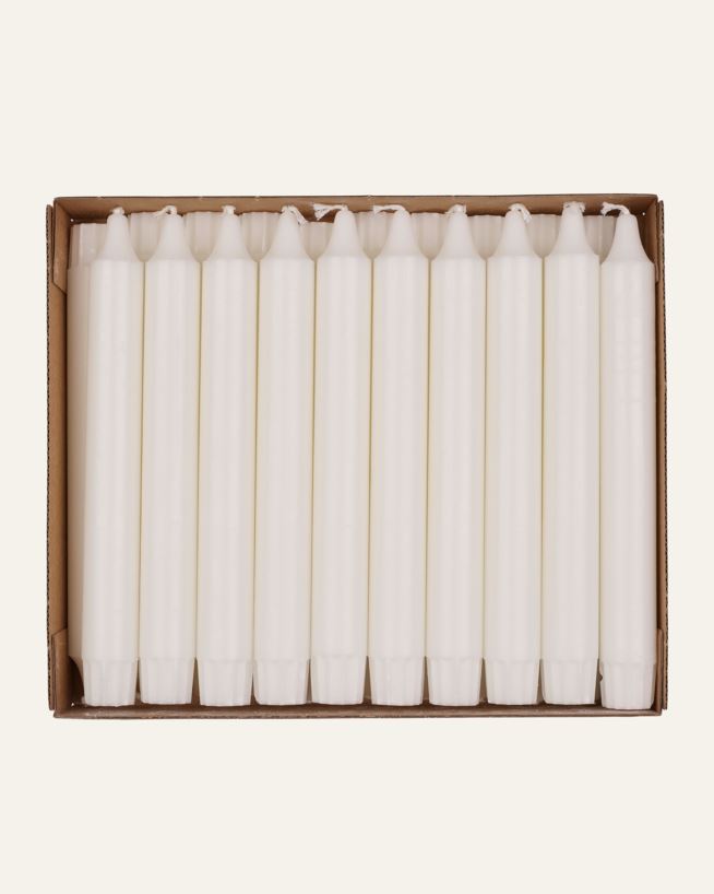 Kronljus vit - 20 cm vit - 1