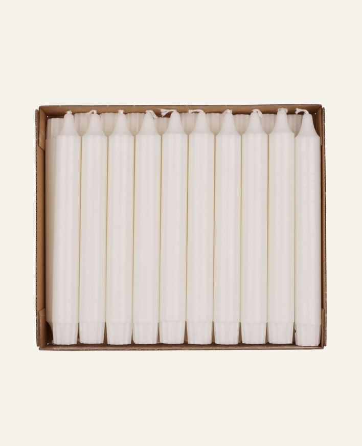 Kronljus vit - 20 cm vit - 1