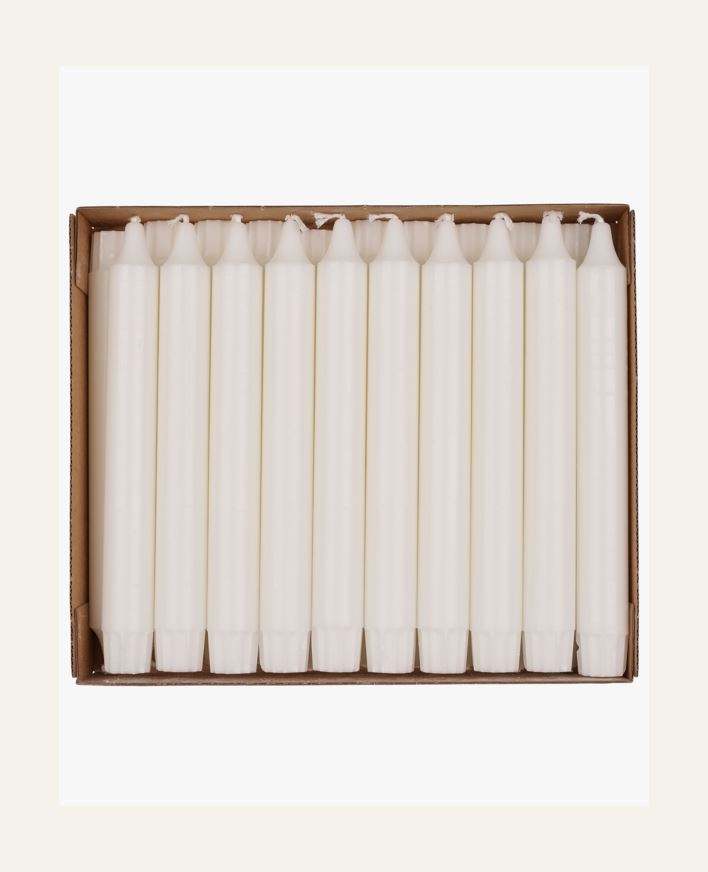 Kronljus vit - 20 cm vit - 1