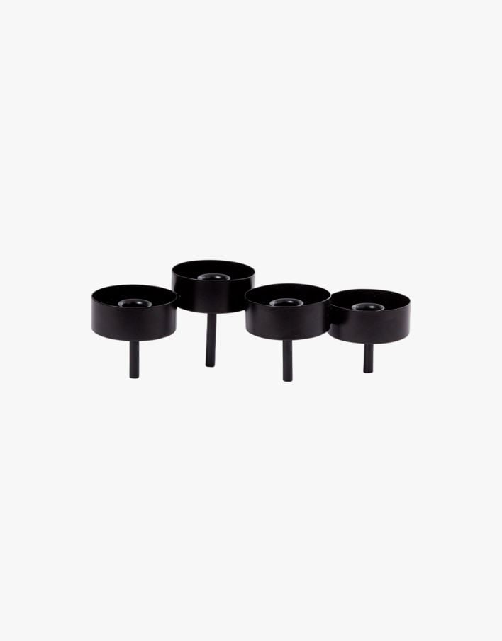 Ljusstake svart - one size svart - 1