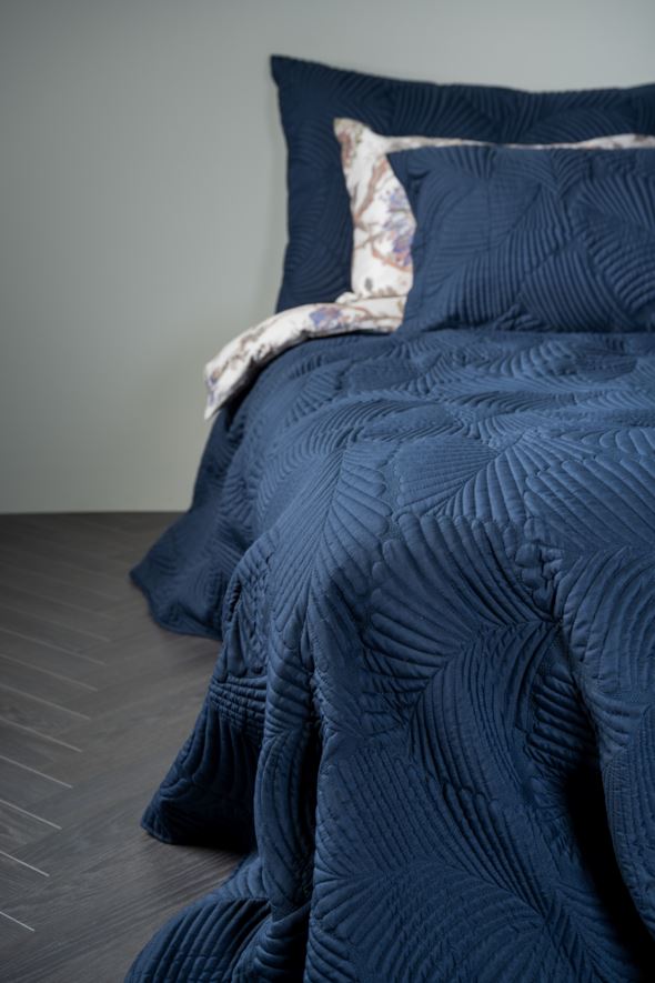 Överkast marinblå - 240x240 cm marinblå - 1