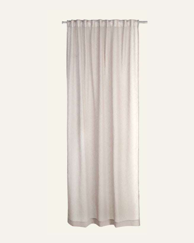 Gardin ljusbeige - 140x240cm 7cm ljusbeige - 1