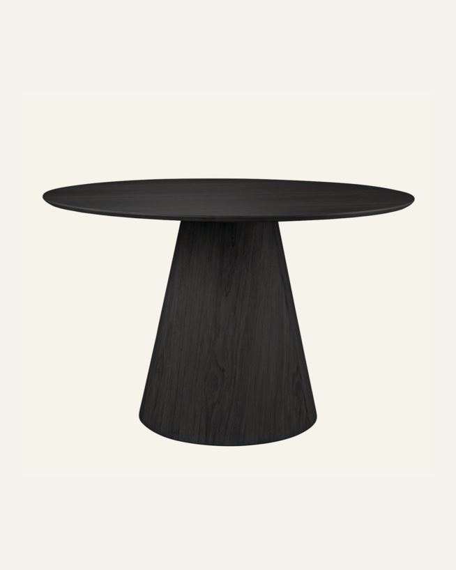 Matbord svart - ø120 cm svart - 1