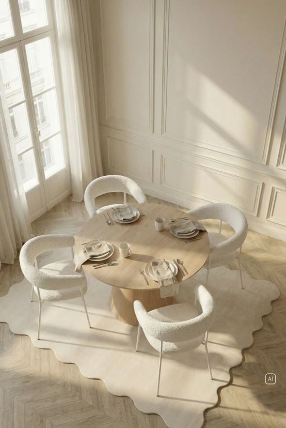 Matstol offwhite - 2