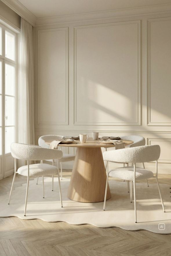 Matstol offwhite - 3