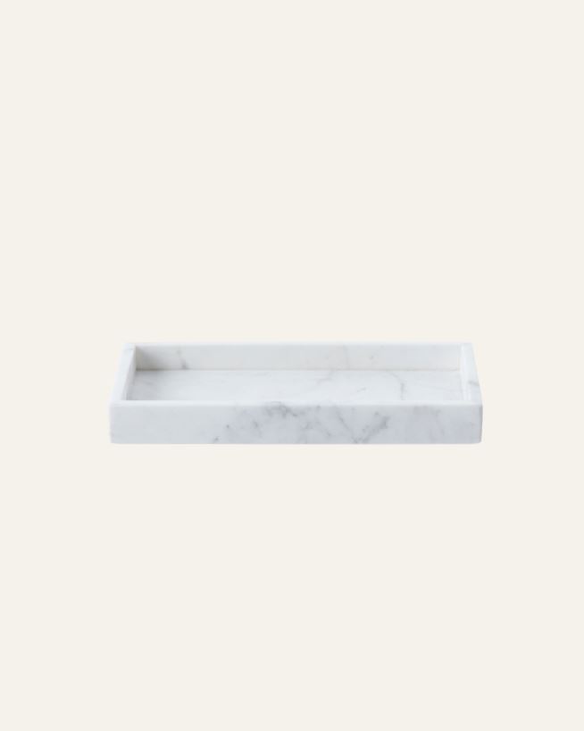 Marmor bred vit - 11x22x3 cm vit - 1