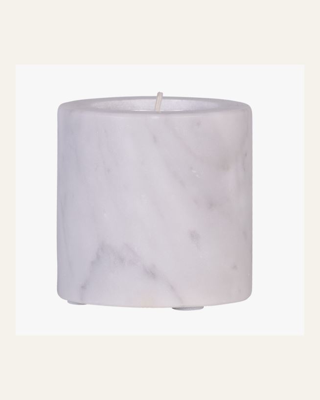 Värmeljushållare vit - 6,5x6,5x4 cm vit - 1