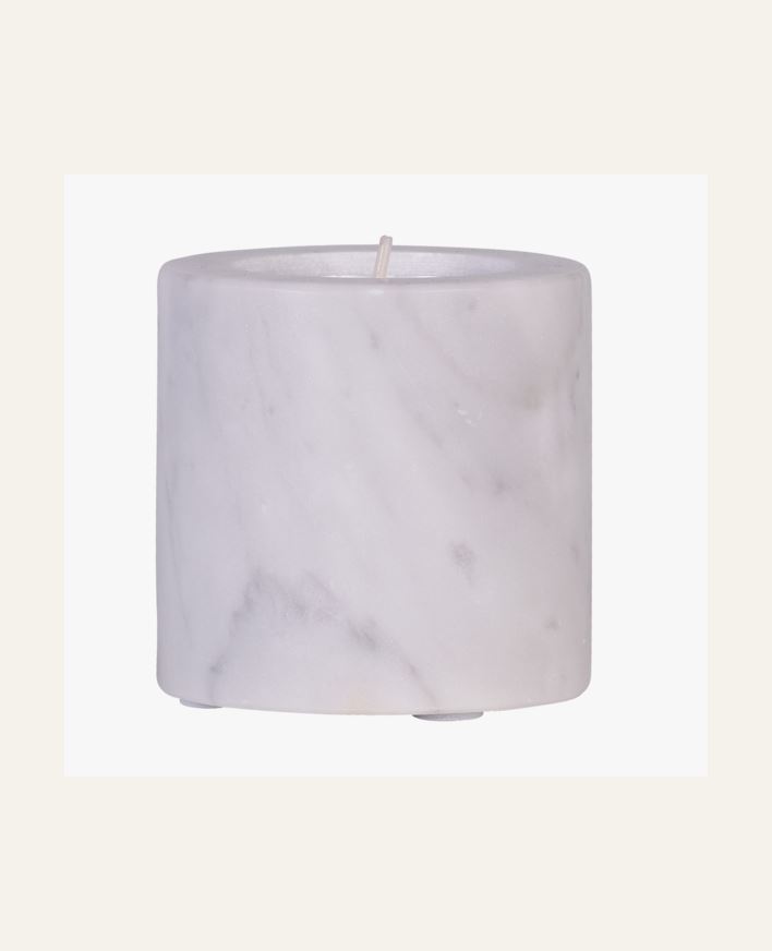 Värmeljushållare vit - 6,5x6,5x4 cm vit - 1