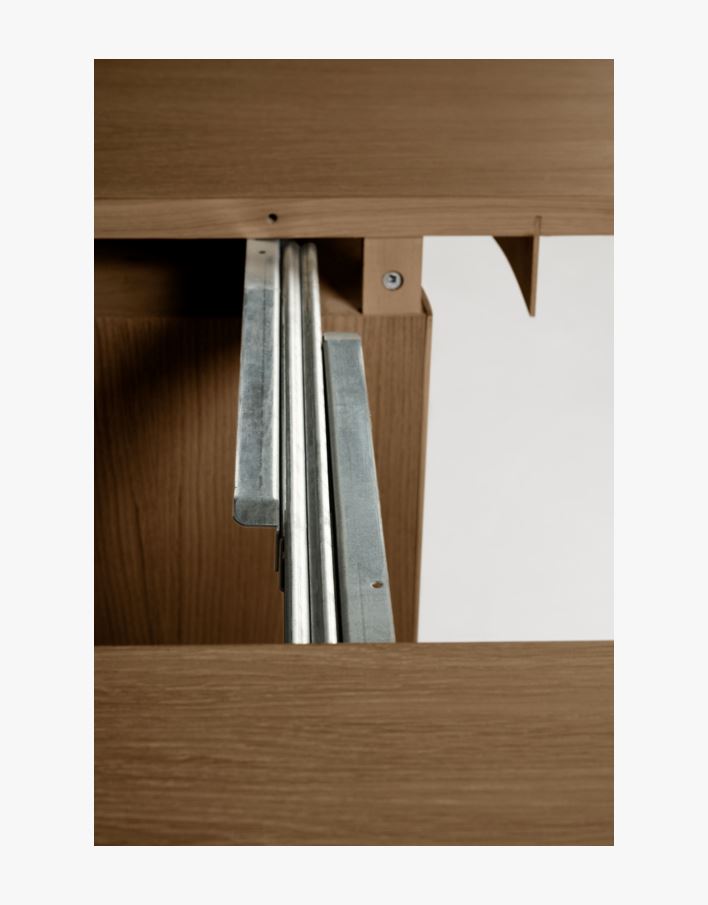 Matbord brun - ø 127 cm brun - 1