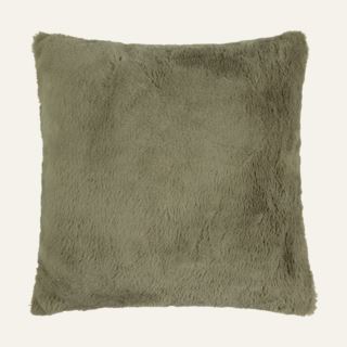Milde recycled prydnadskudde olivgrön