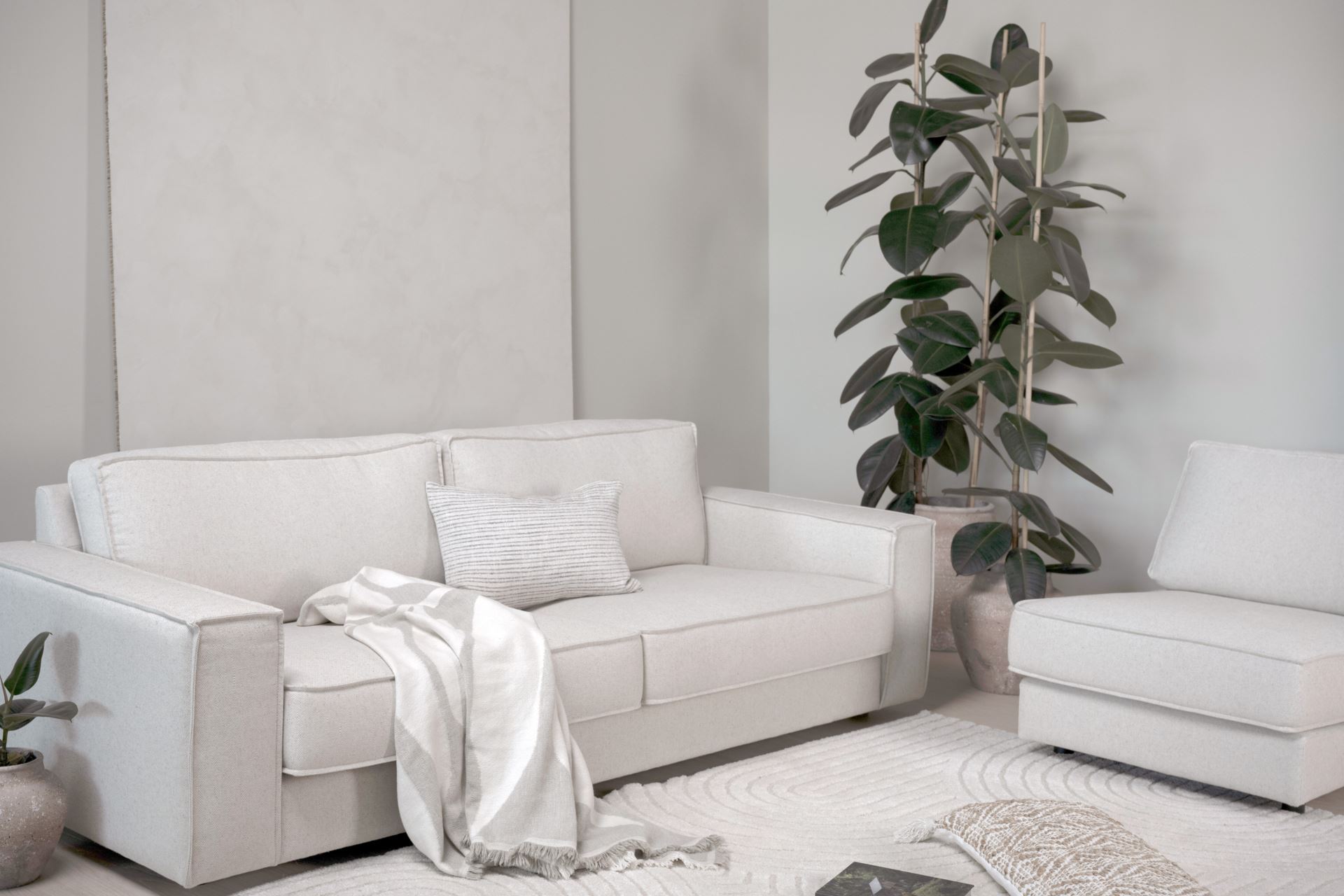 3-sits soffa natur - 3