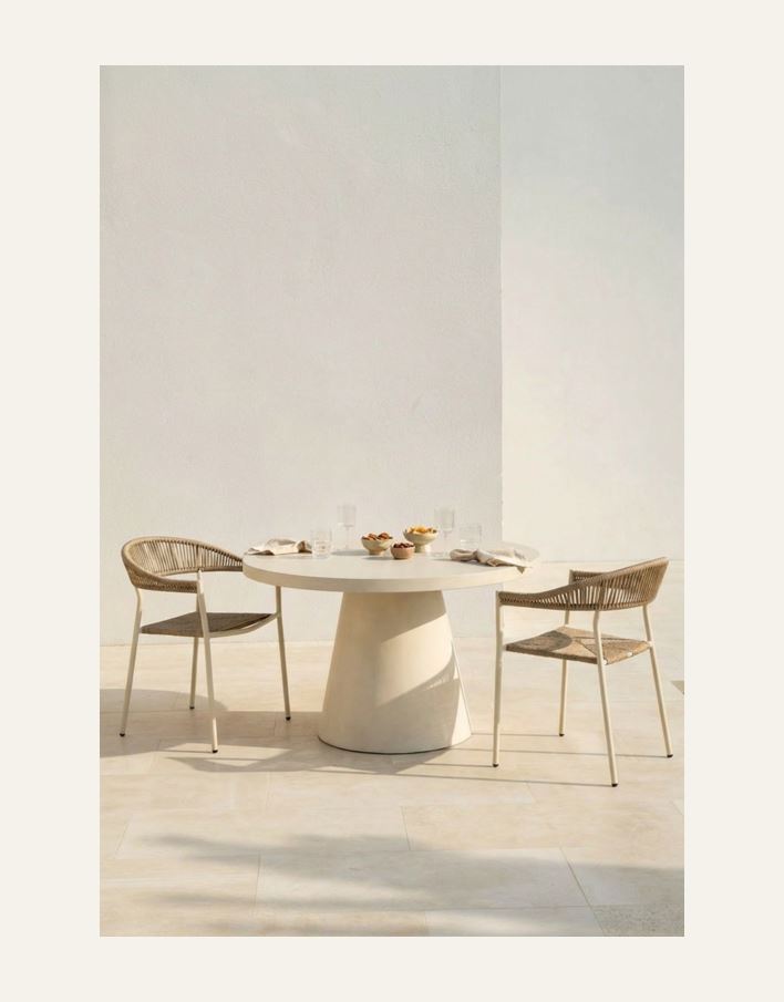 Trädgårdsbord creme - 2