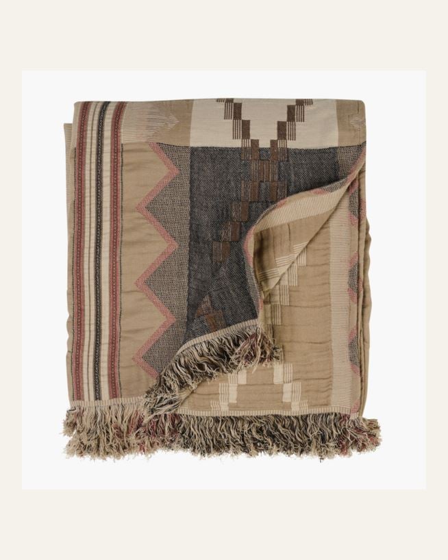 Pläd multi/brun - 130x170 cm multi/brun - 1