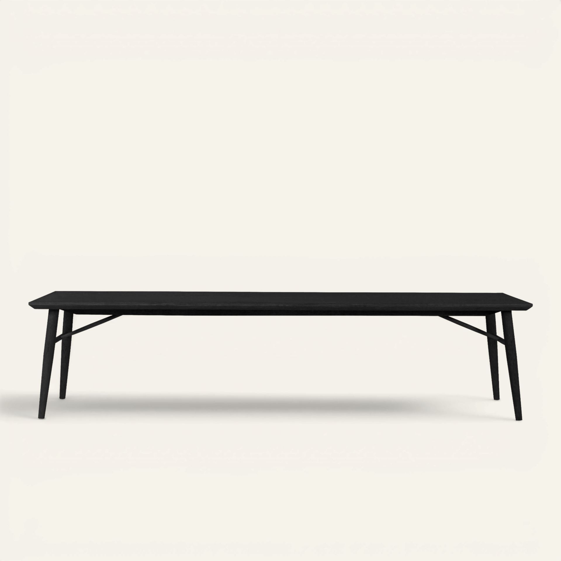 Sittbänk svart - 40x190x45 cm svart - 1