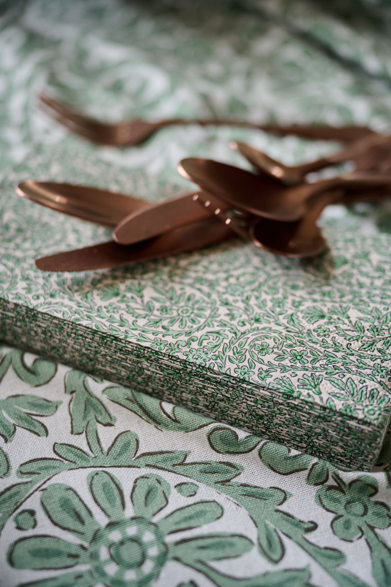 Pappersservetter multi/grön - 6