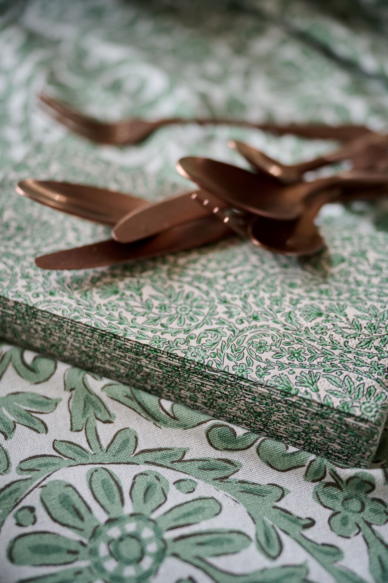 Pappersservetter grön - 4