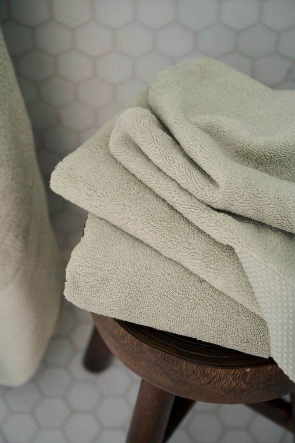 Handduk  ljusgrön - 7