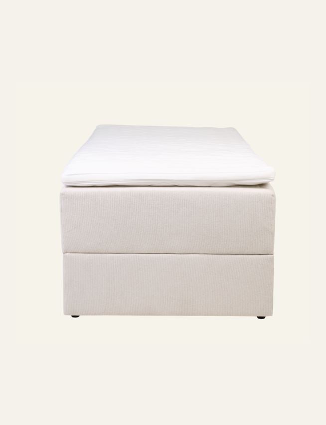 Säng med förvaring beige - 4