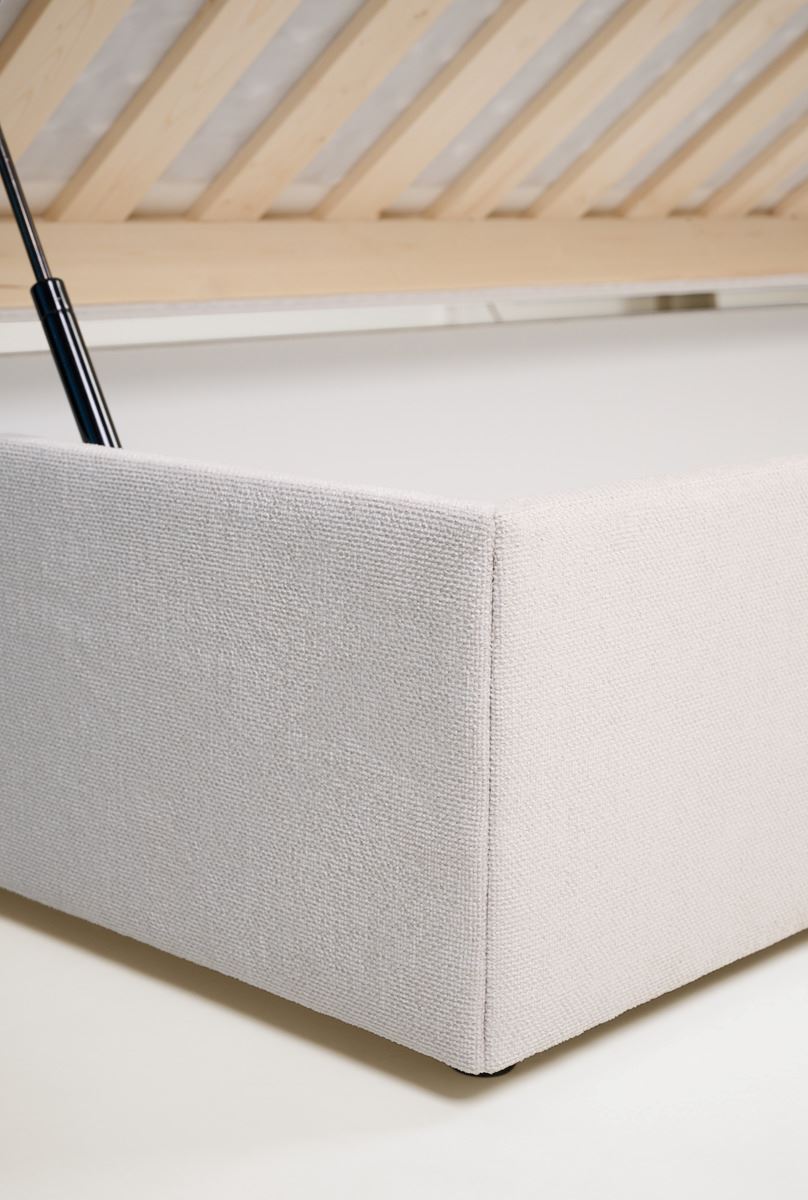 Säng med förvaring beige - 6