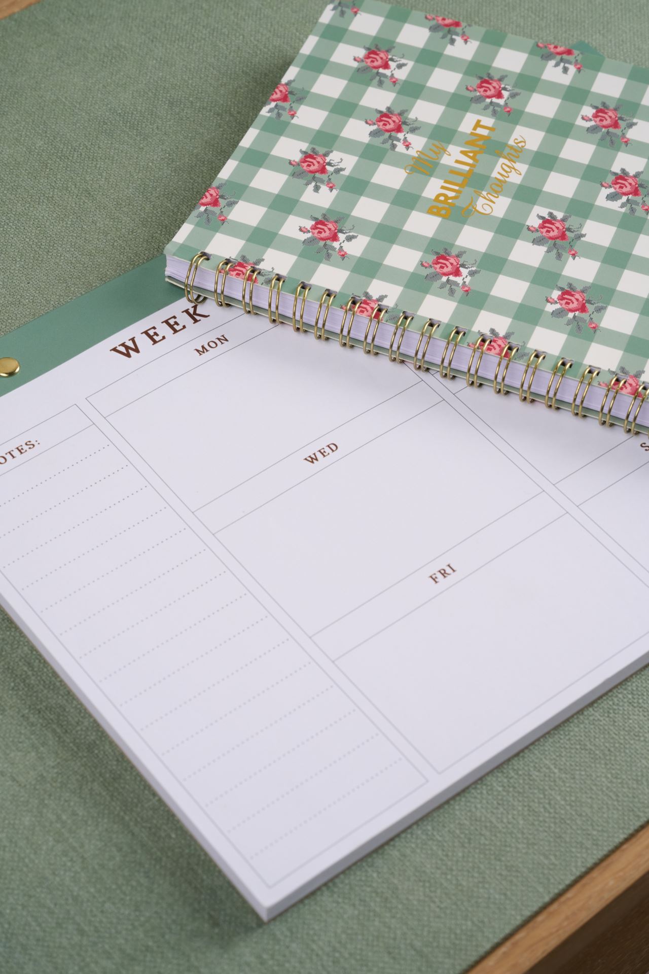 Veckoplanerare olivgrön - 2