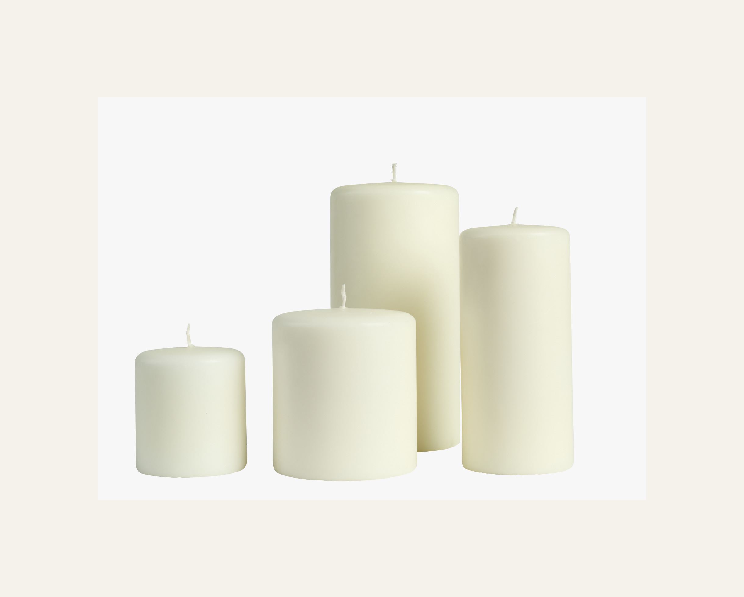 Blockljus offwhite - 5