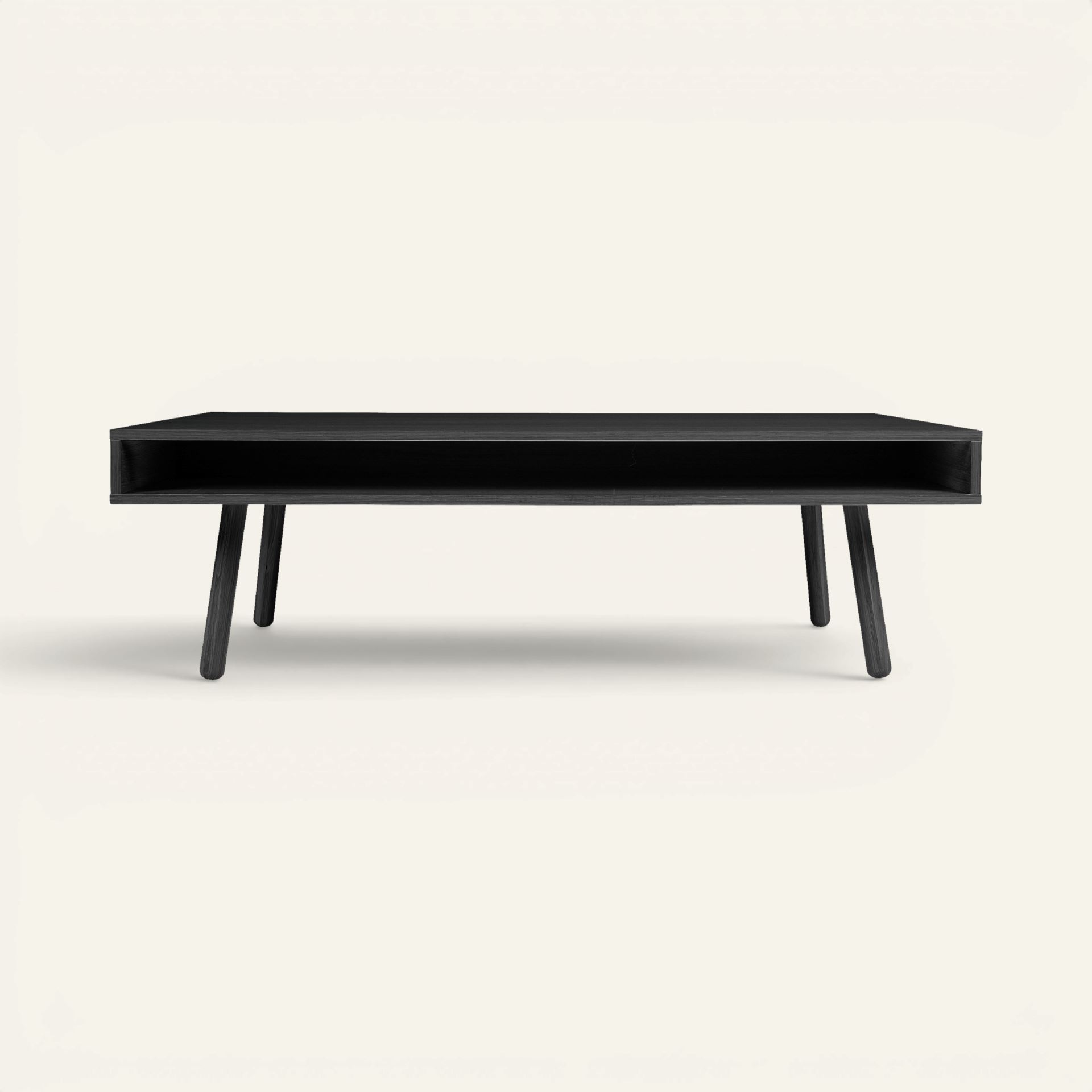Soffbord svart - 70x130x48 cm svart - 1