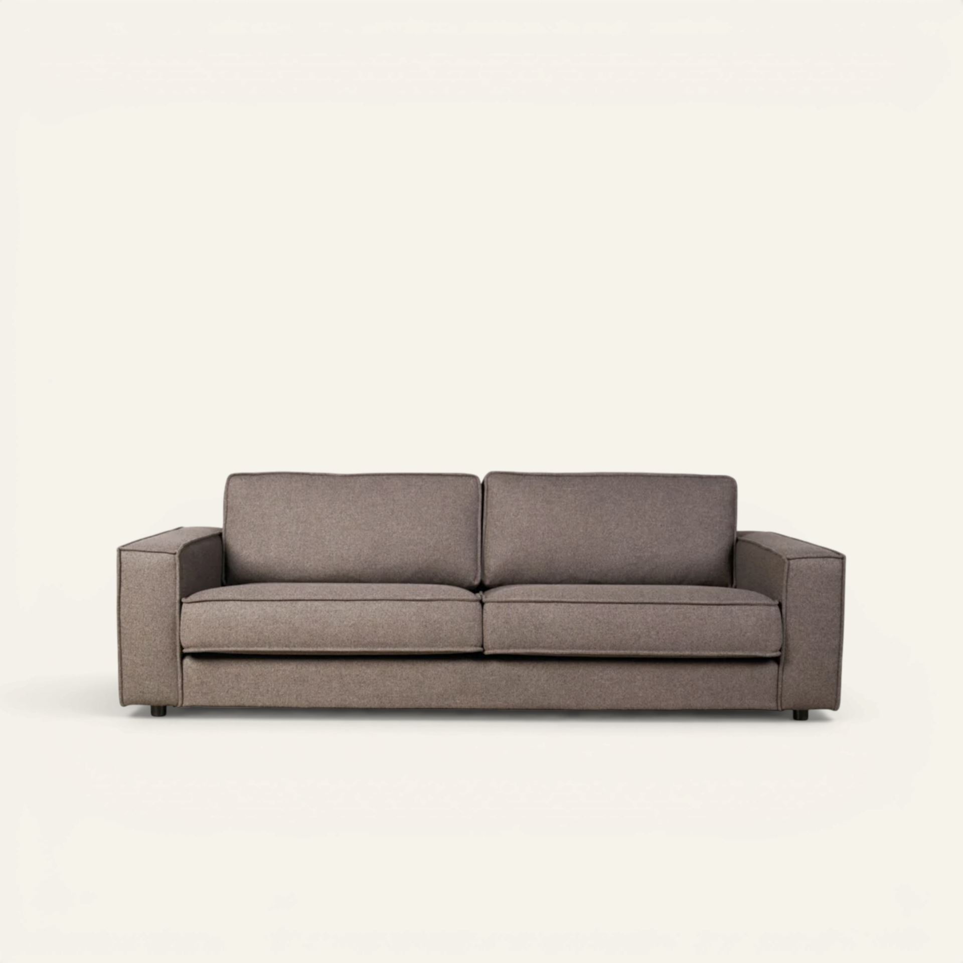 3-sits soffa brun - 222x95x79 cm brun - 1