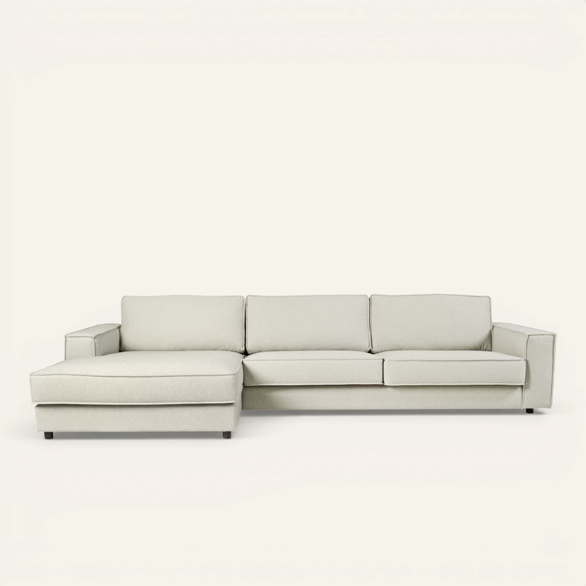 Soffa schäslong vänster natur - 315x156x79 cm natur - 1