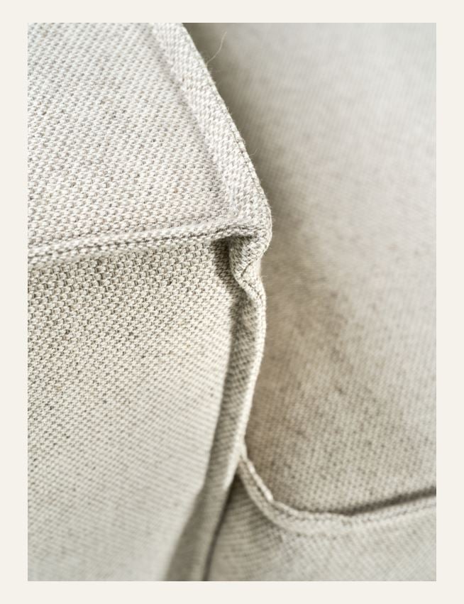 Soffa schäslong höger natur - 2