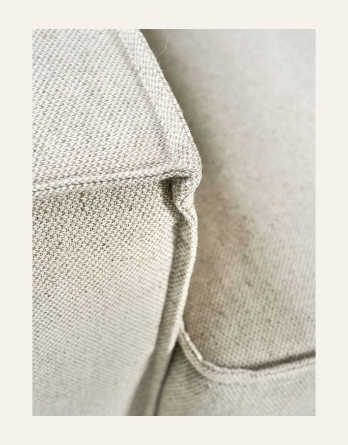 Sofföverdrag schäslong vänster natur - 2